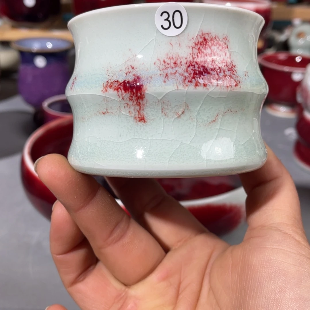 瓷片纯手工制作……微微瑕