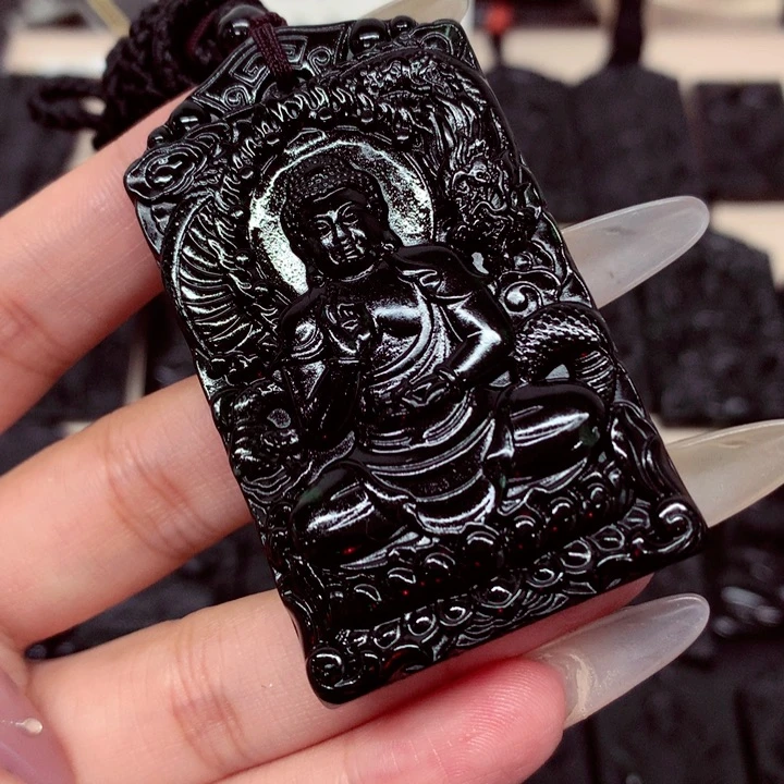 天然a货钢琴黑挂件