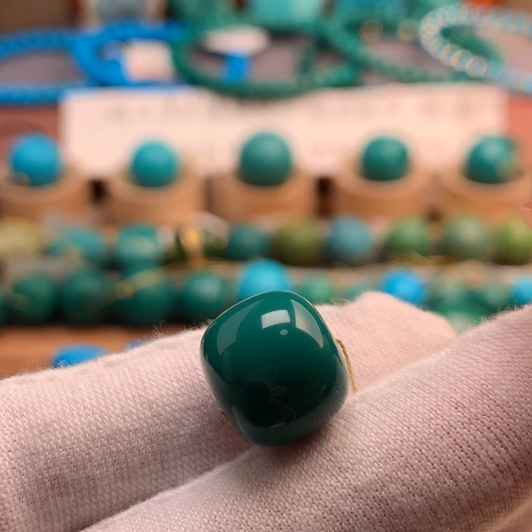 绿松石未镶嵌绿松石13.4mm