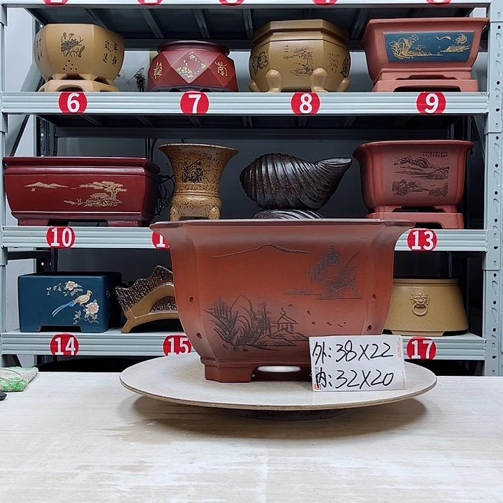 紫砂花盆紫砂花盆