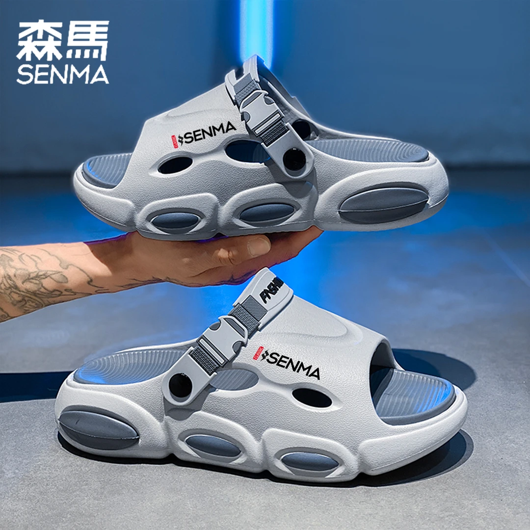 森马拖鞋男2025新款秋季外穿厚底凉拖男士开车户外两用沙滩凉鞋