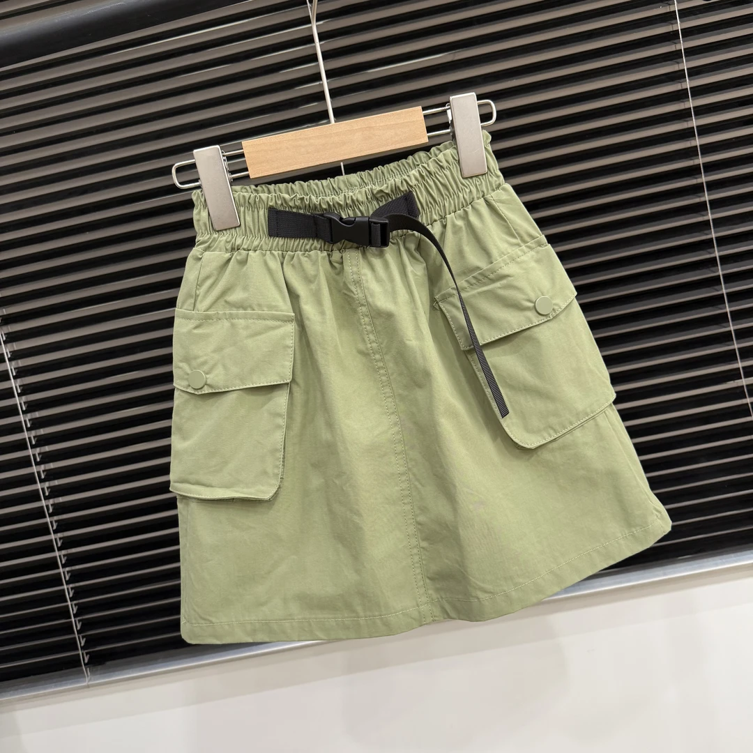 潮童时尚百搭口袋裙裤N女童夏季洋气