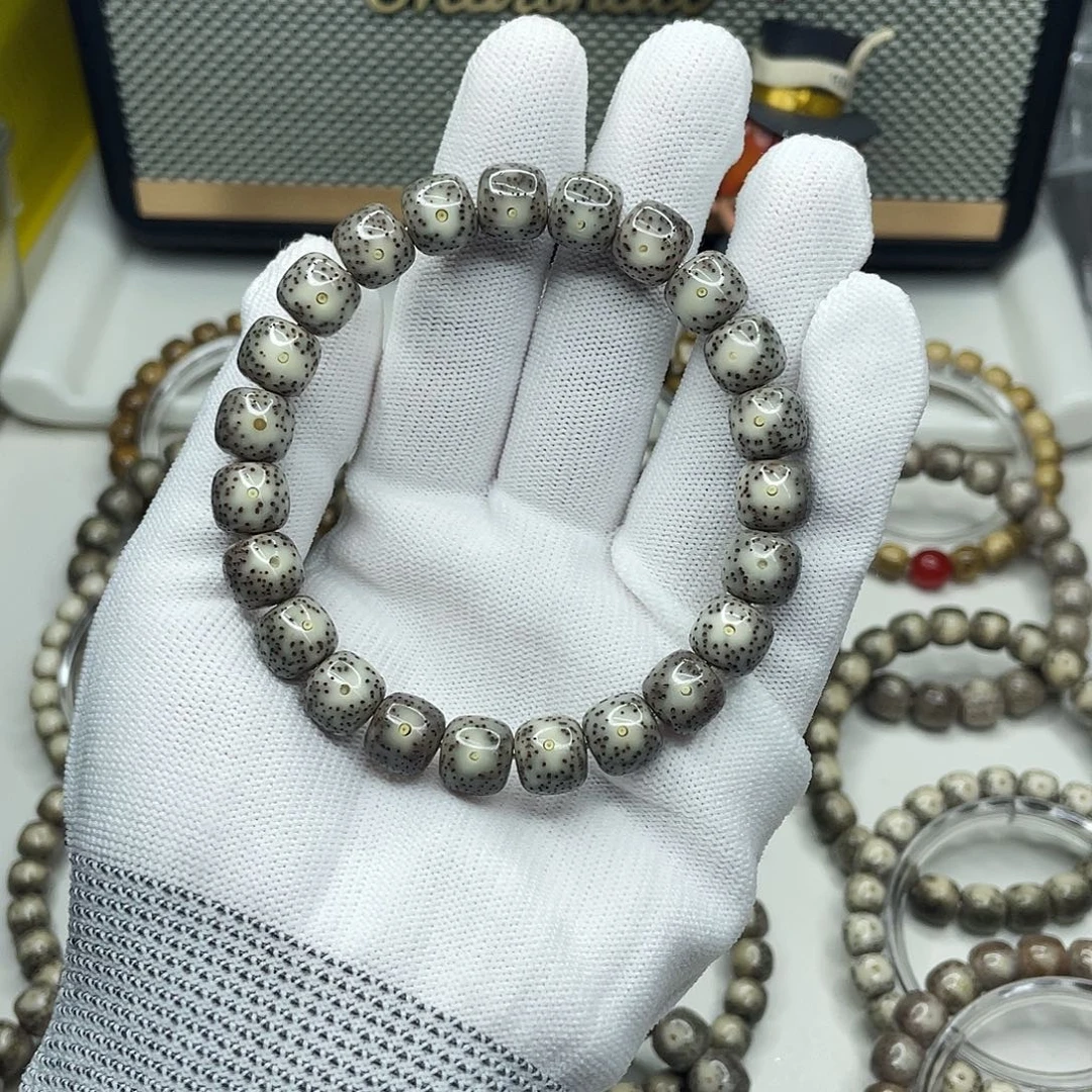 星月菩提手串10mm黑冰大眼