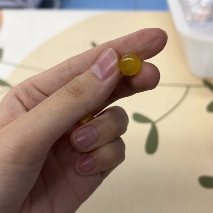 吊坠白玉菩提黄色3353