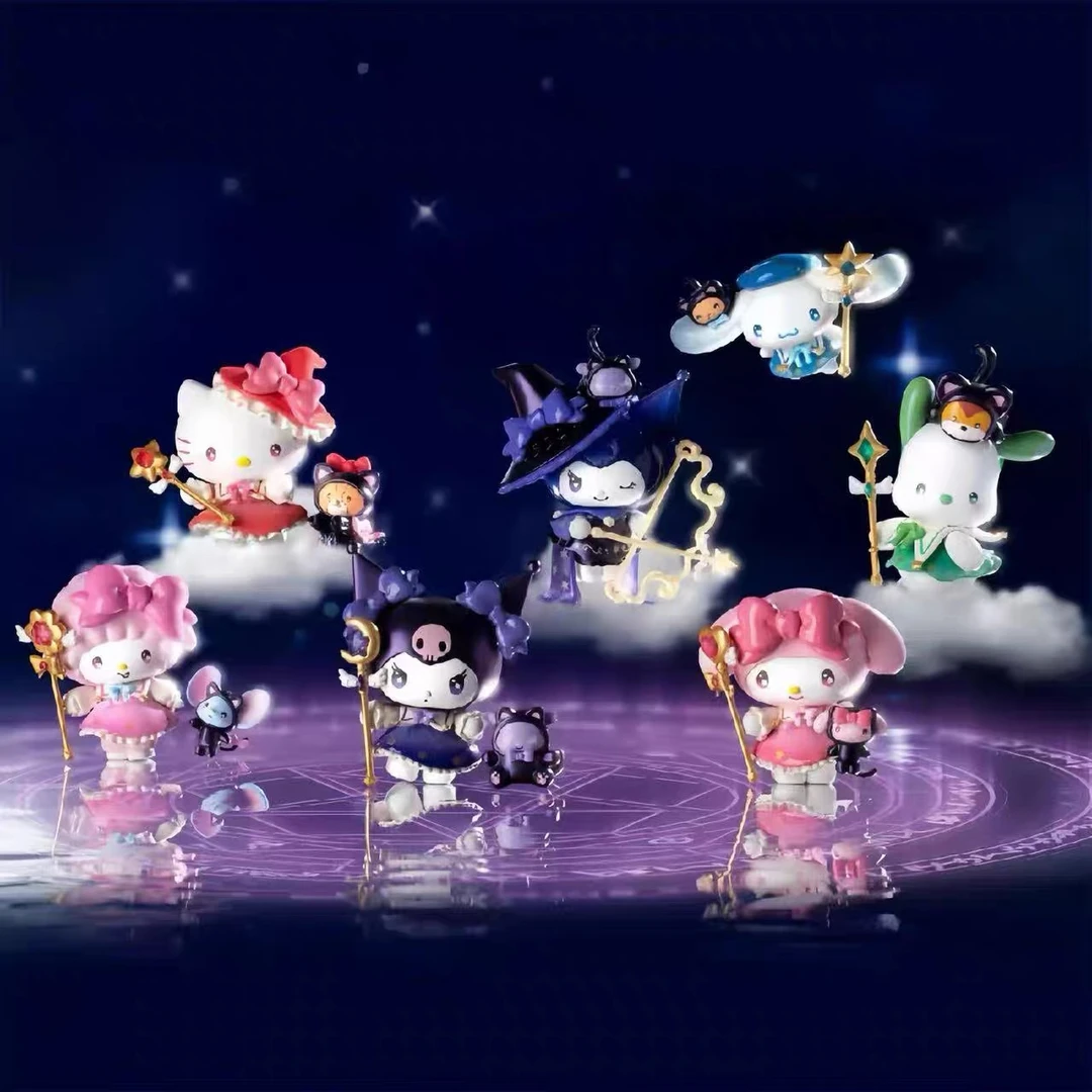 官方正版TOPTOY三丽鸥家族星夜派对魔法师系列盲盒手办摆件礼物