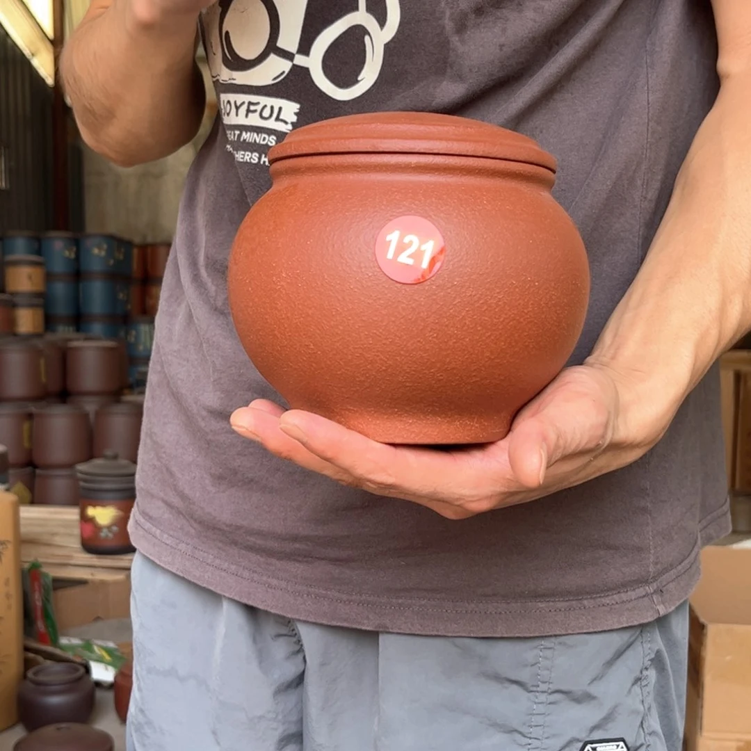 紫砂茶叶罐不介意去拍