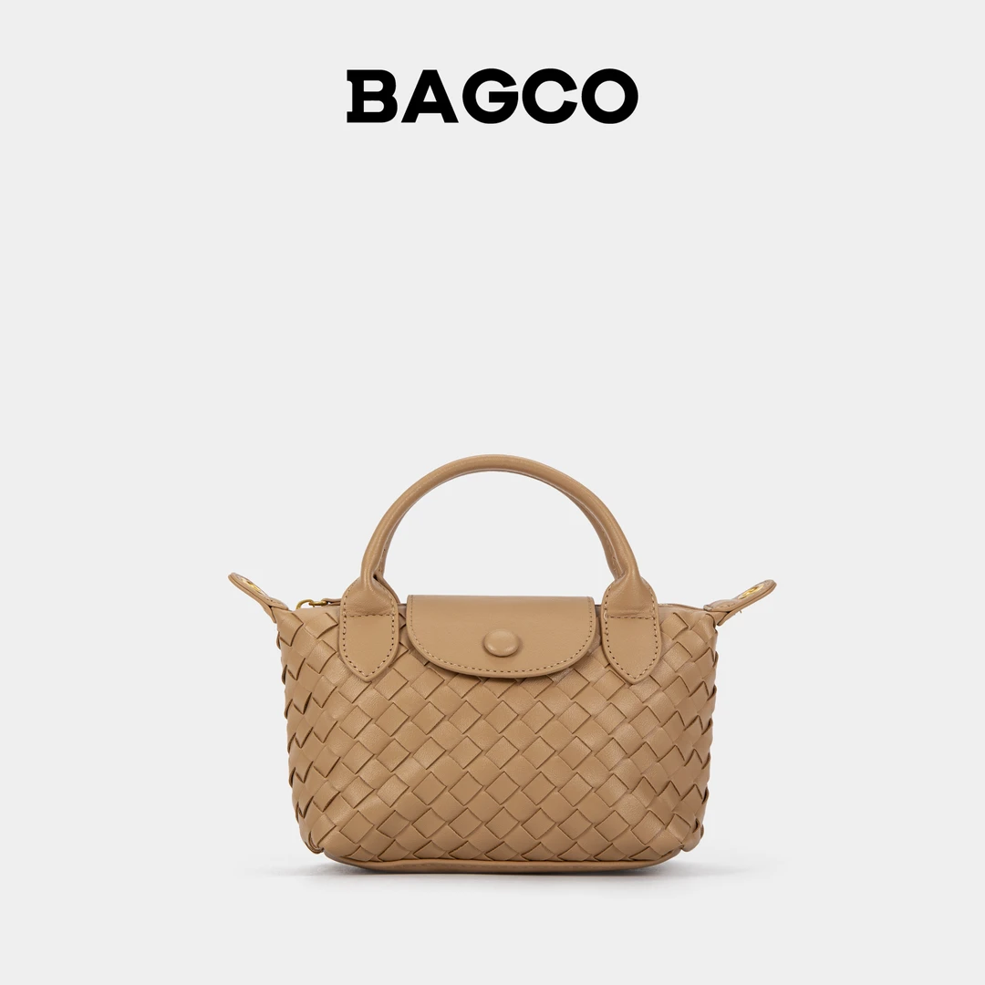 BAGCO编织包饺子手提斜挎包