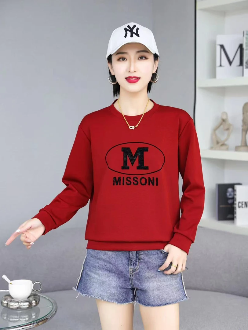 圆领春秋女砖红色宽松女卫衣秋冬运动宽松休闲清冷系禅意衣服女
