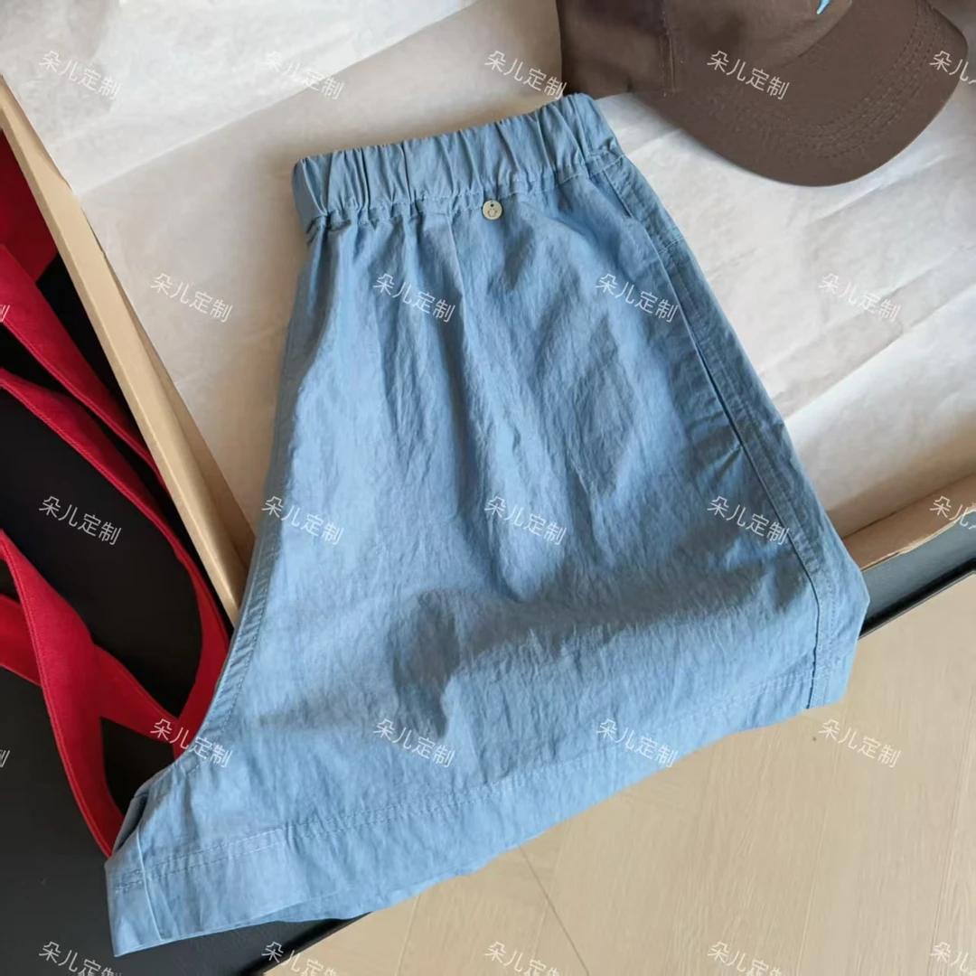 朵儿定制 【湖畔】夏季简约百搭松紧腰头短裤 IT55