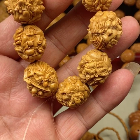 橄榄核手串/手链?****福橄榄核骑兽罗汉