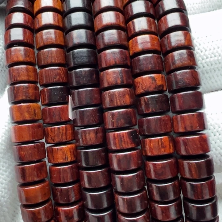 木海南红降4*7片片珠