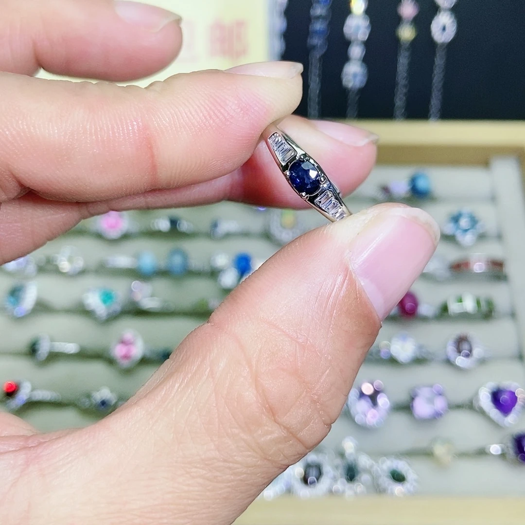 【闪购商品】戒指蓝宝石未镶嵌