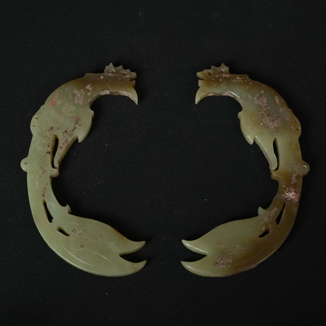 明代玉对凤/XZ.17693502/集萃斋