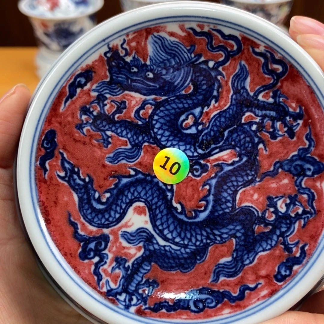 手绘现代茶具非古董