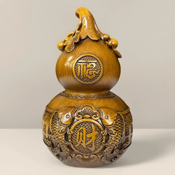 【福禄招财】招财葫芦家居客厅玄关电视柜装饰品（新粉礼物）
