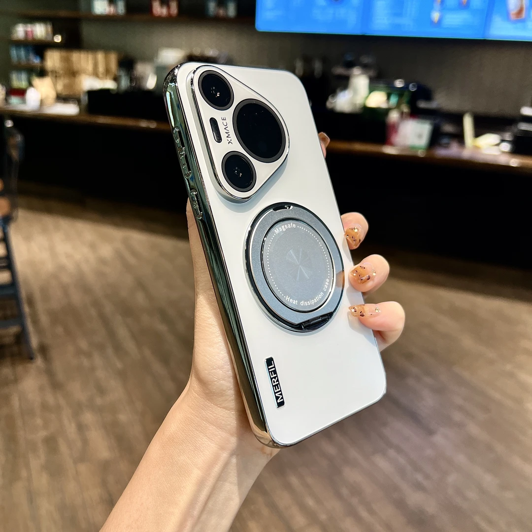 【电镀一体支架】适用华为/OPPO/vivo/小米高端镜头全包防摔手机壳