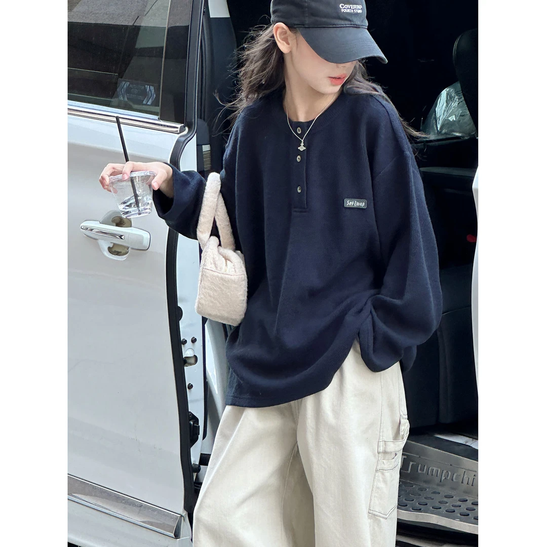 K29670孙小美韩系女童毛衣秋冬装2025新款儿童打底上衣春秋针织衫