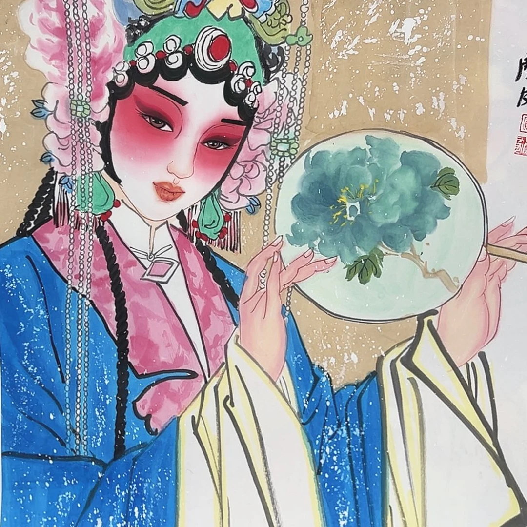 国画事事顺心如意万事