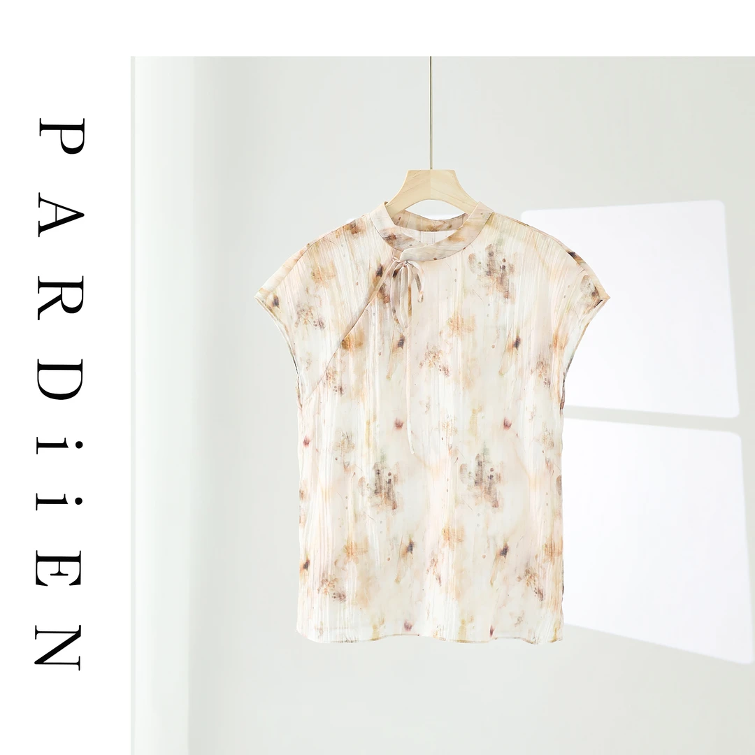 【北总严选】帕迪恩光雨朝暮立领飞袖新中式衬衫上衣KDN1325