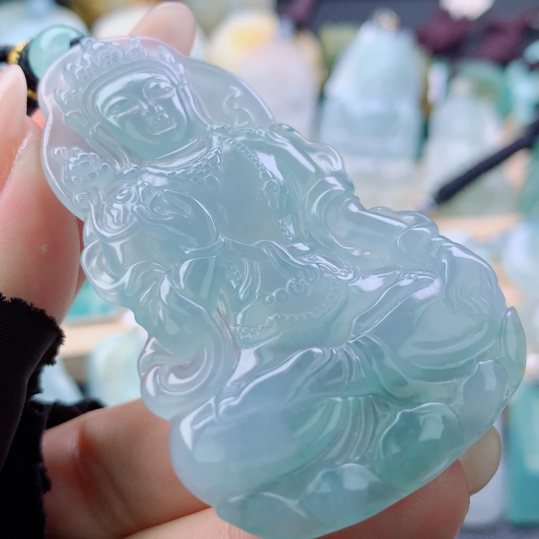 翡翠未镶嵌颈饰翡翠吊坠