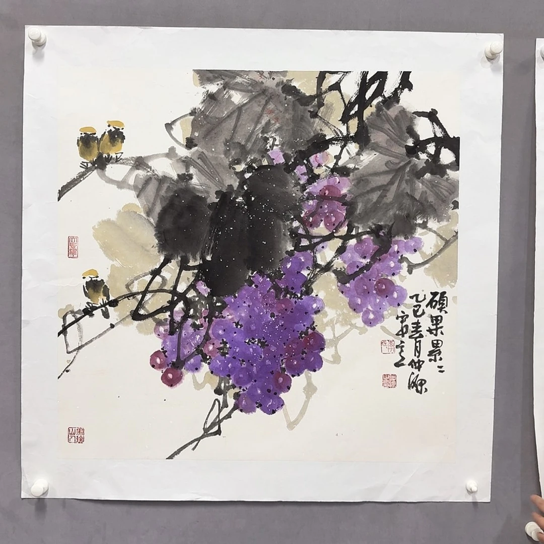 国画亲笔手绘放心去藏