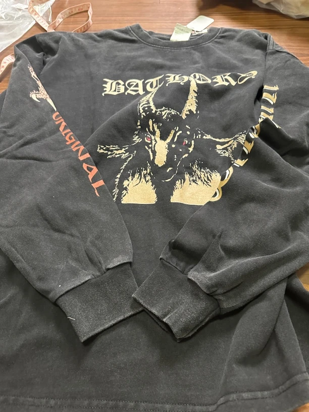 pureytalk黑金bathory洗水长袖