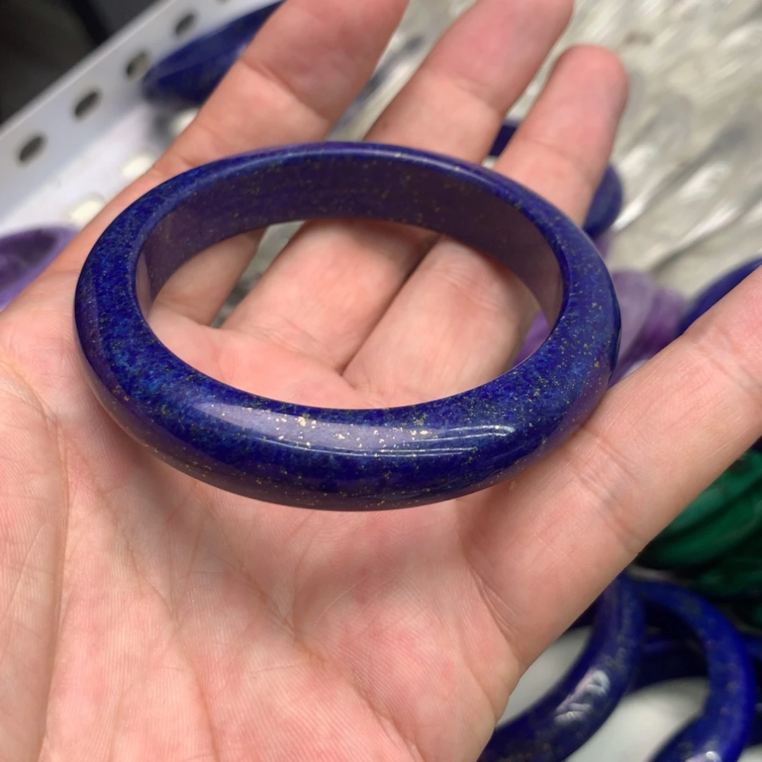 丹***嘻青金石未镶嵌手镯