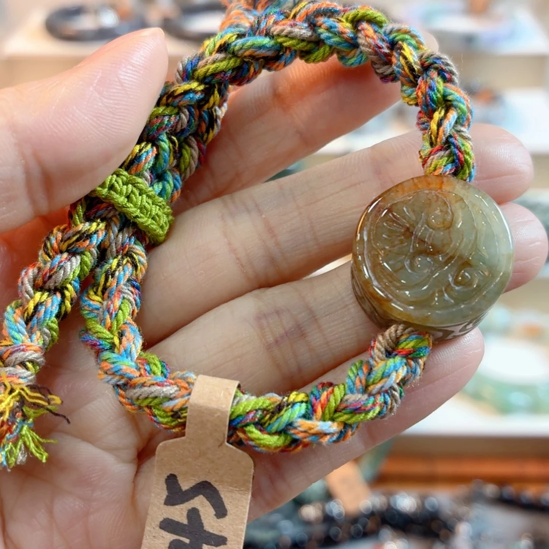 翡翠未镶嵌手链手串