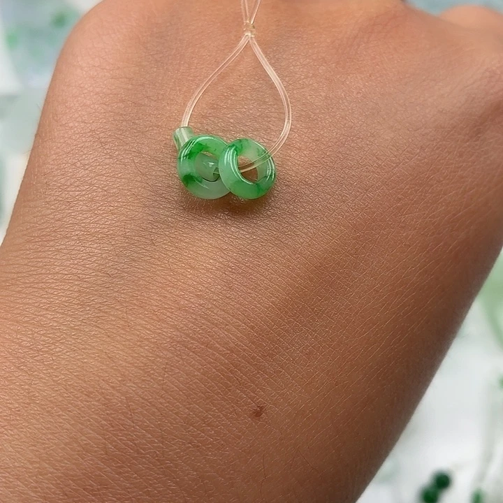 翡翠未镶嵌颈饰纯A