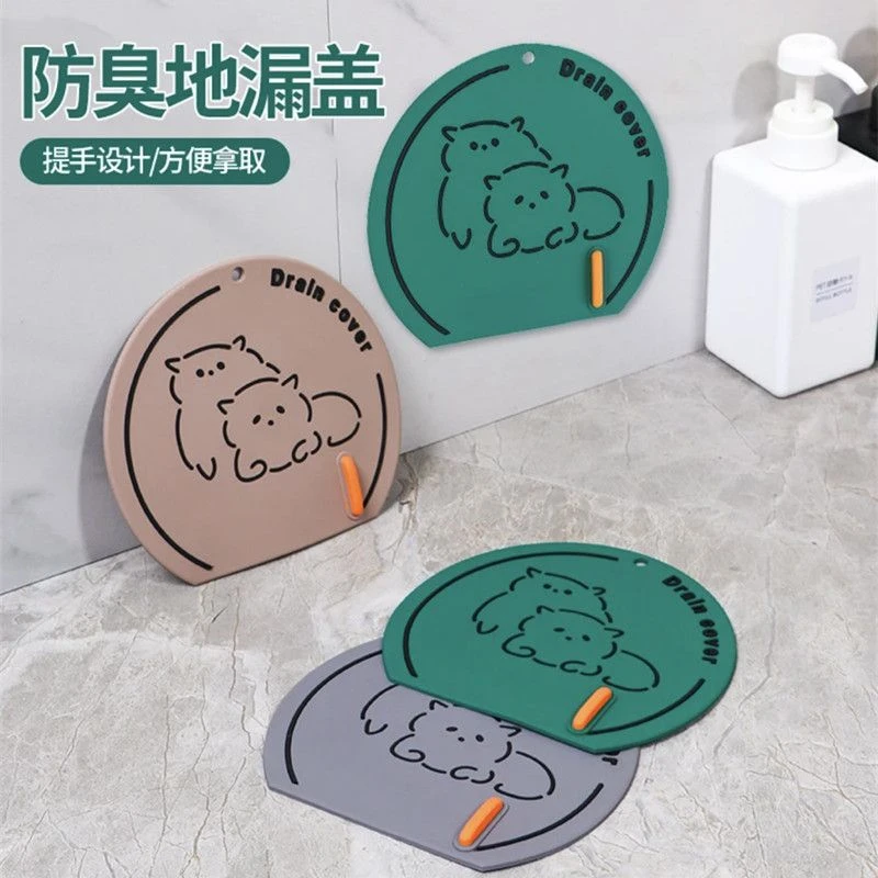 地漏防臭器硅胶垫厕所反味除臭密封盖堵口卫生间下水道防返臭好物