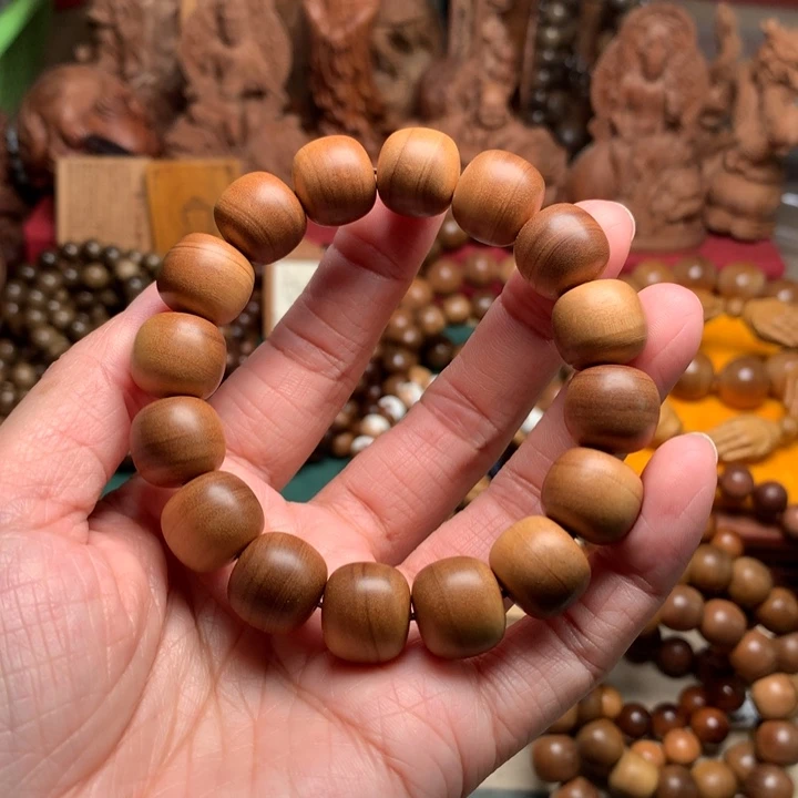 檀香木手串/手链老山檀1314横纹奶香