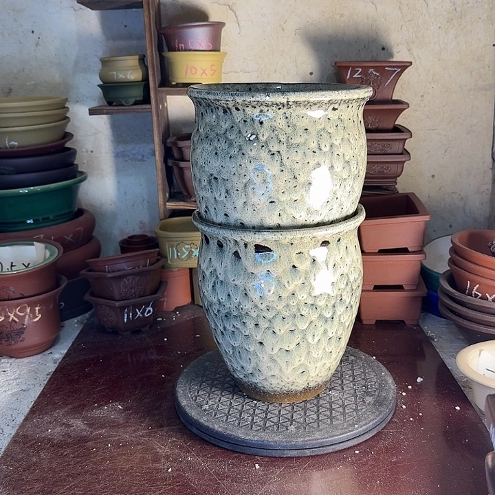 宜兴紫砂花盆手工制作