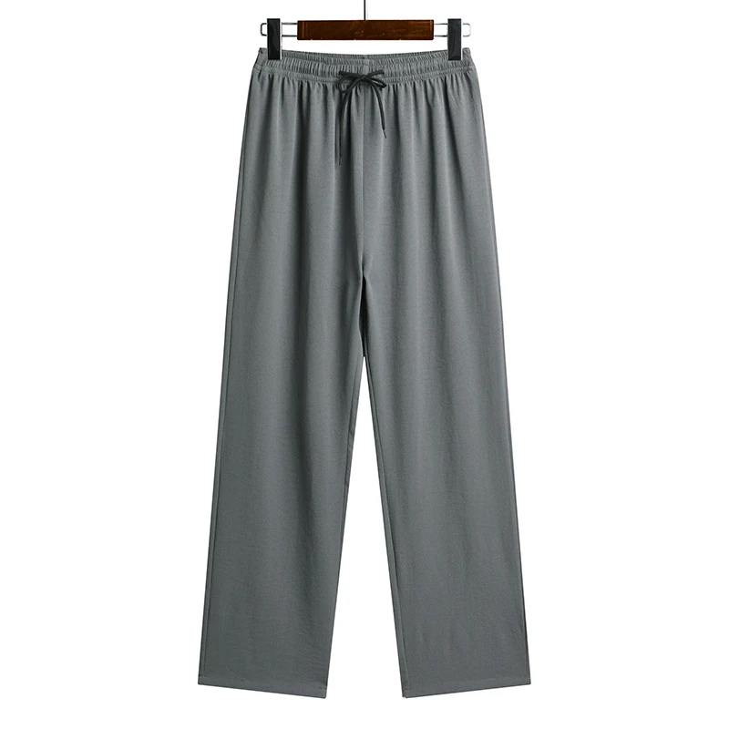 唐装裤子男男士休闲裤男宽松复古中国风冰丝直筒裤中式服装长裤薄