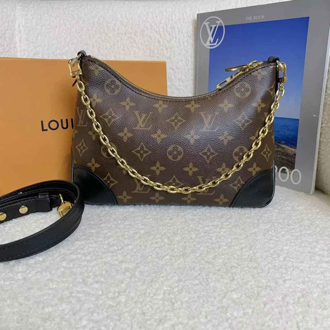 99新 LouisVuitton/路易威登 壹臻/ 老花黑牛角包/79061254