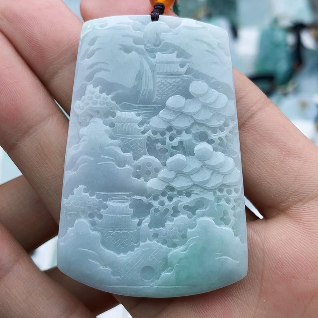 颈饰未镶嵌翡翠翡翠