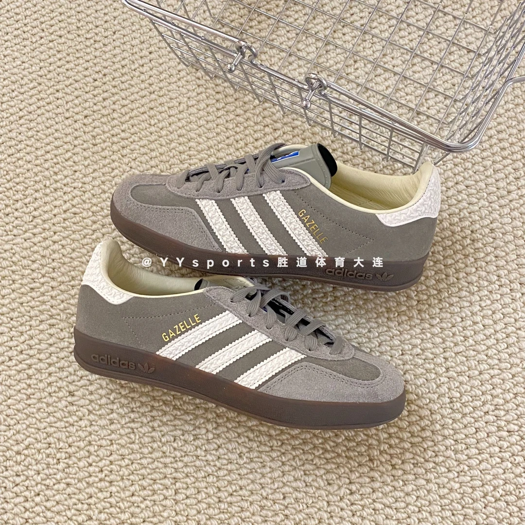 adidas/阿迪达斯三叶草男女同款GAZELLE舒适百搭低帮板鞋IF1807