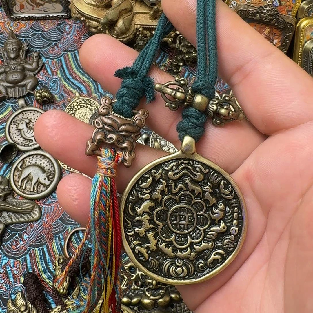 钱***茶藏式风格九宫八卦牌