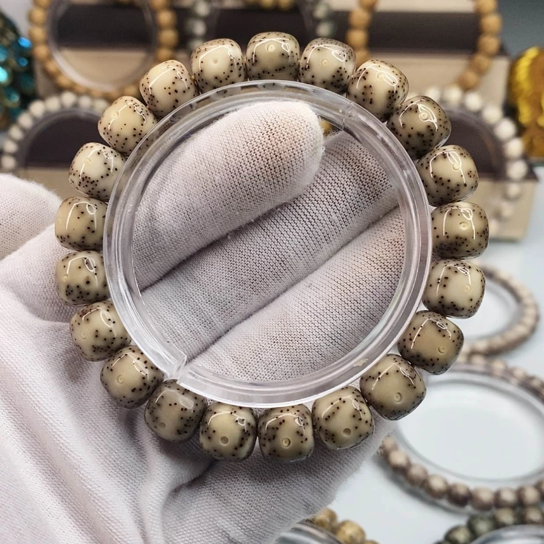 【闪购商品】星月菩提手串一物一图原生态同枝粉冰双留白