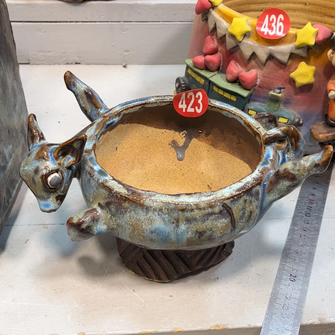 陶瓷微瑕423 号陶然花盆厂家直销