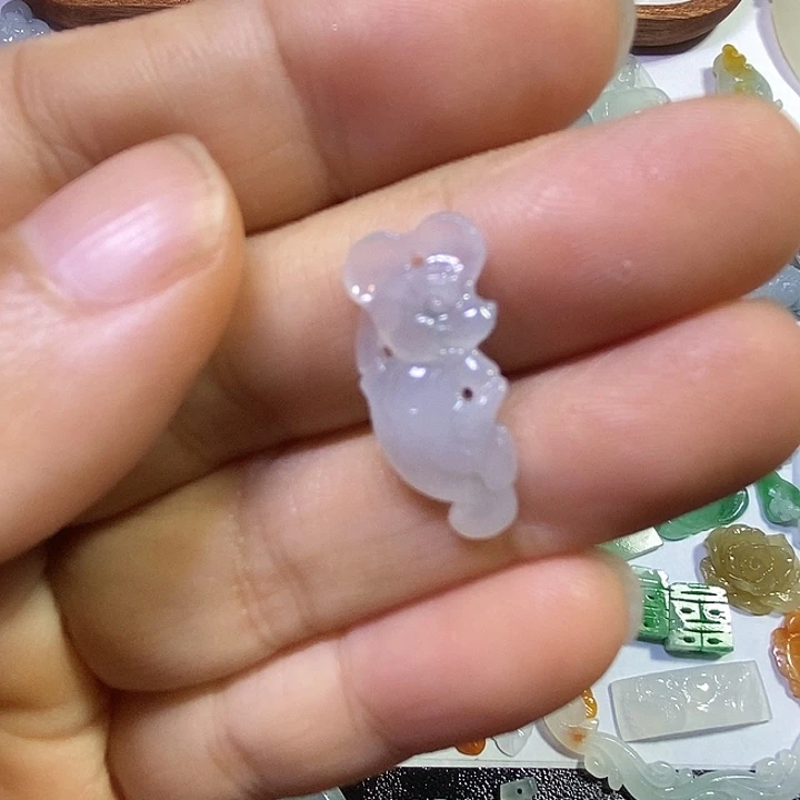 定制翡翠未镶嵌米奇