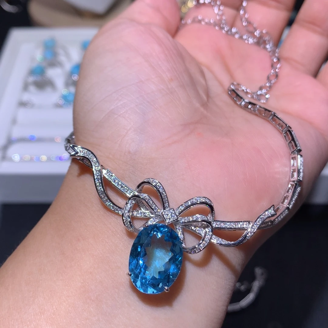 【闪购商品】水晶手链银S925镶嵌仙*吊坠