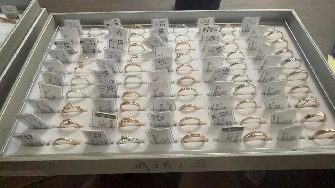 戒指 18 k金钻石戒指合集