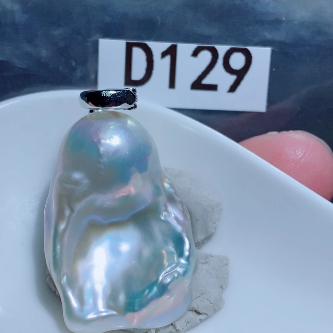 其他银S925镶嵌淡水珍珠