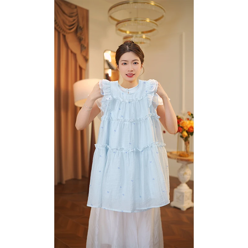 女童夏季连衣裙2025夏季儿童洋气中大童女孩公主裙子10340
