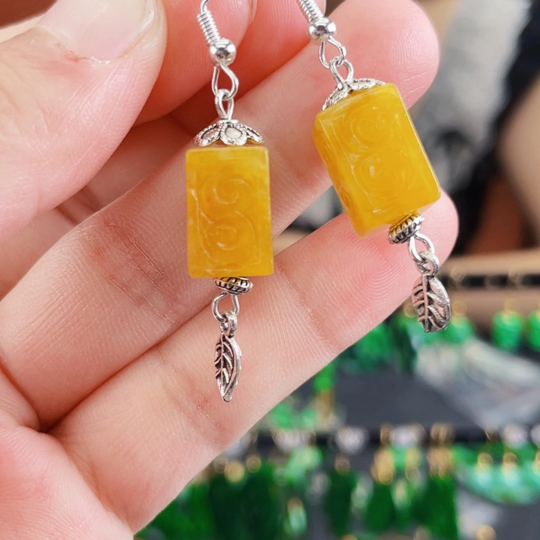 未镶嵌翡翠耳饰饰品