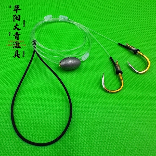 圆梦巨青精绑灵顿无铅标塘三防加固拖钓巨物子线手工制作私人定制