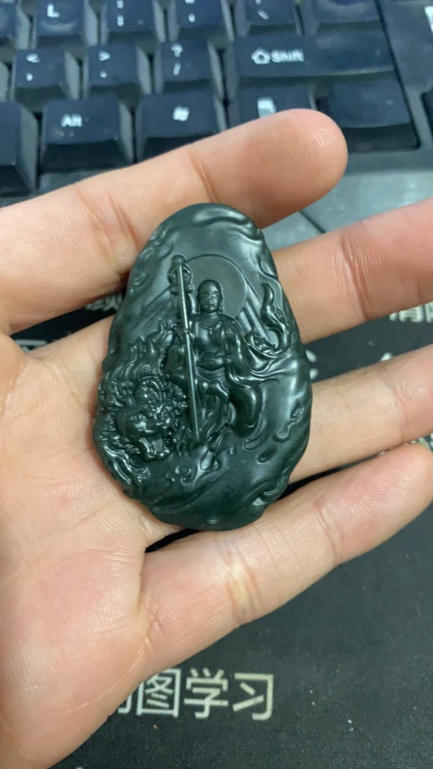 和田玉青玉地藏王