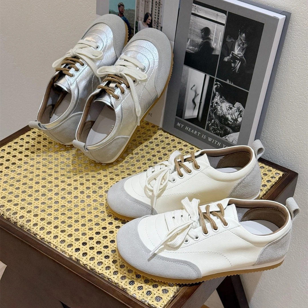 女鞋小白鞋板鞋百搭休闲鞋时尚复古厚底平底低帮运动鞋夏季潮