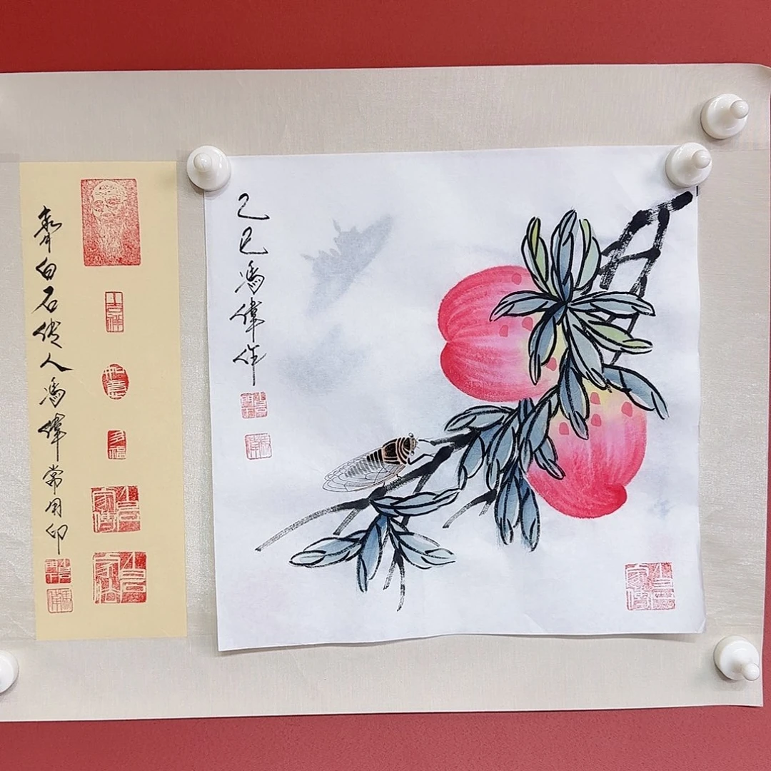 国画冯伟老师手绘作品