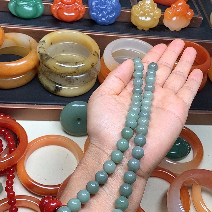 石英质玉未镶嵌手串